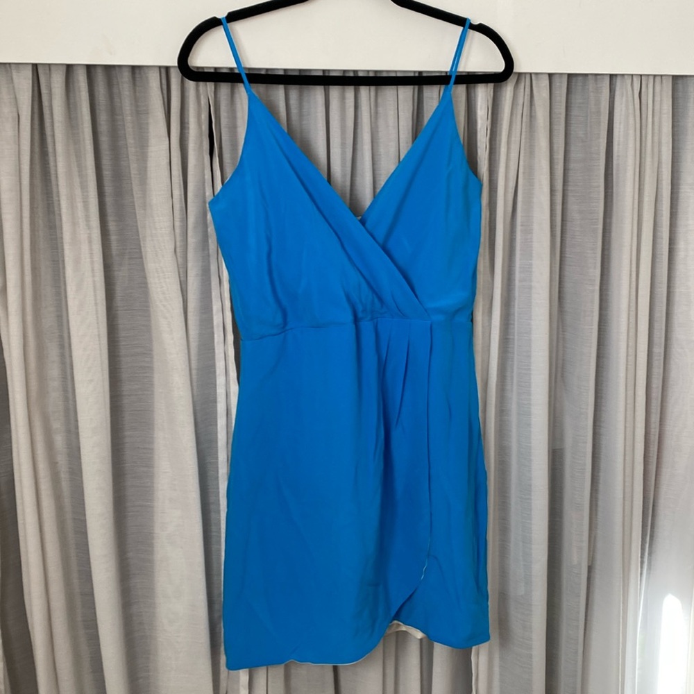 Lavender Brown Blue Dress